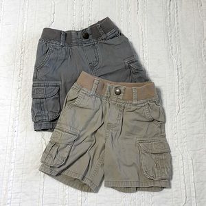 Boys’ Cargo Shorts (2 Pairs) Size 2T
